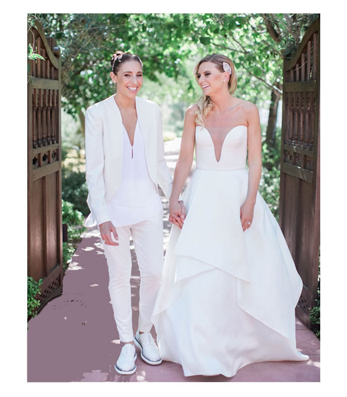 Leia mais sobre o artigo Casamento homoafetivo vestido de noiva e look